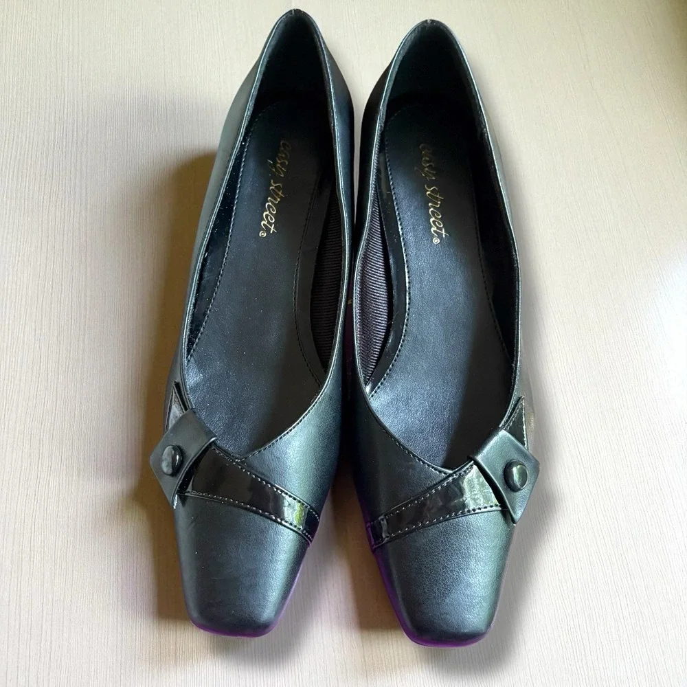 Easy Street Impression Classic Black Pumps‎ Size 9 New